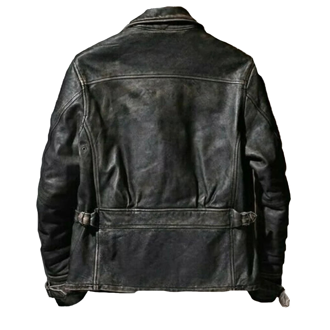 Men's Handmade Vintage Leather Jacket