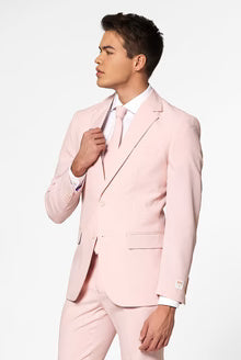 Men’s 2-Piece Suit – Premium Cotton Blend – Two-Button Formal Jacket