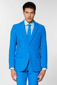 Men’s 2-Piece Suit – Premium Cotton Blend – Two-Button Formal Jacket