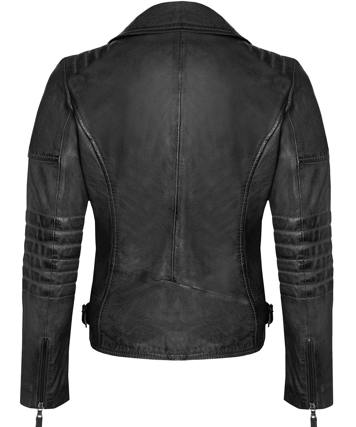 Women's Black Biker Jacket