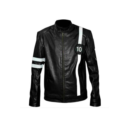 Superhero Tennyson Ben 10 Leather Men, Womens Jacket