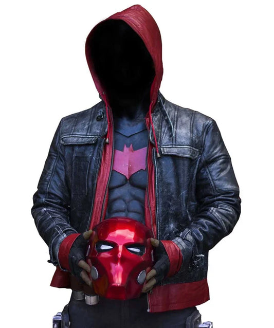 Arkham Knight Jason Todd Leather Jacket
