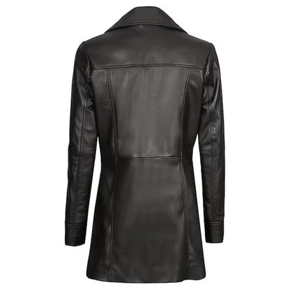 Women Leather Jacket Coat