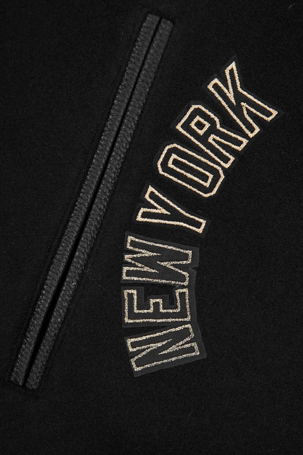 New York Yankees Varsity Jacket Men’s Black Wool Leather Sleeves Bomber Letterman