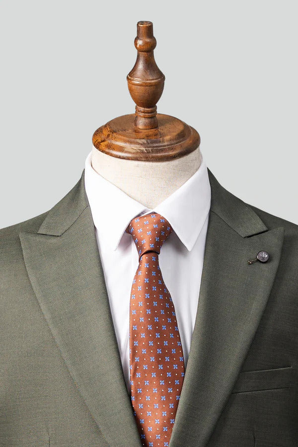 Men’s 2-Piece Formal Suit – Premium Cotton Blend – Classic Business Wear
