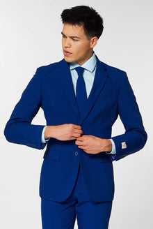 Men’s 2-Piece Suit – Premium Cotton Blend – Two-Button Formal Jacket