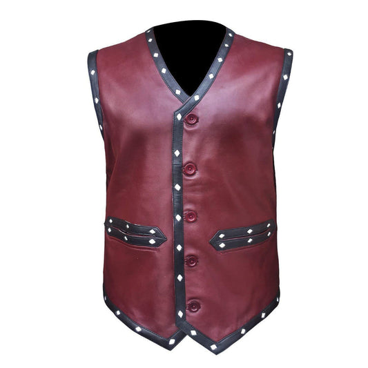 James Remar The Warriors Ajax Leather Vest