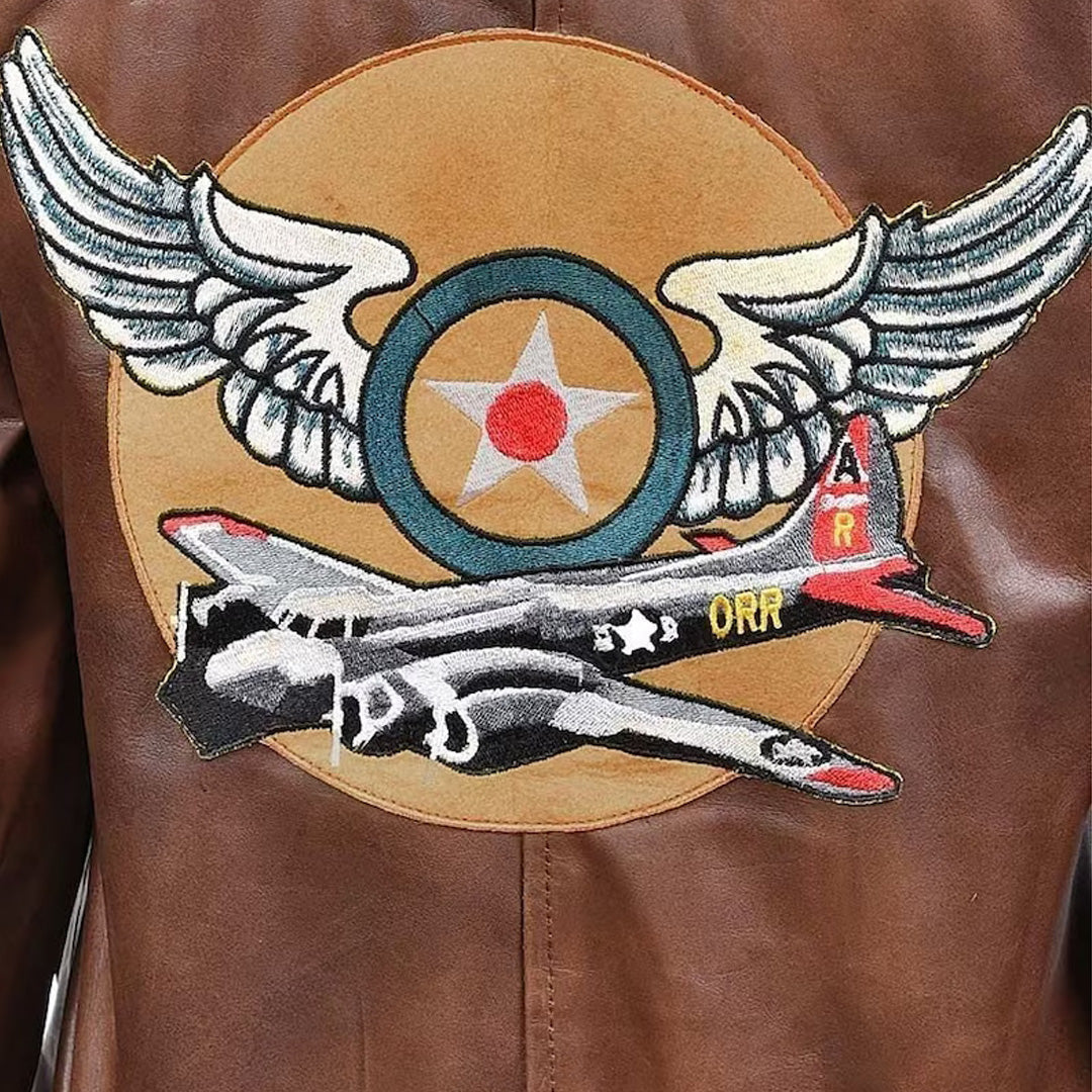 Brie Larson Captain Marvel Carol Danvers Flight Bomber Leather Jacket