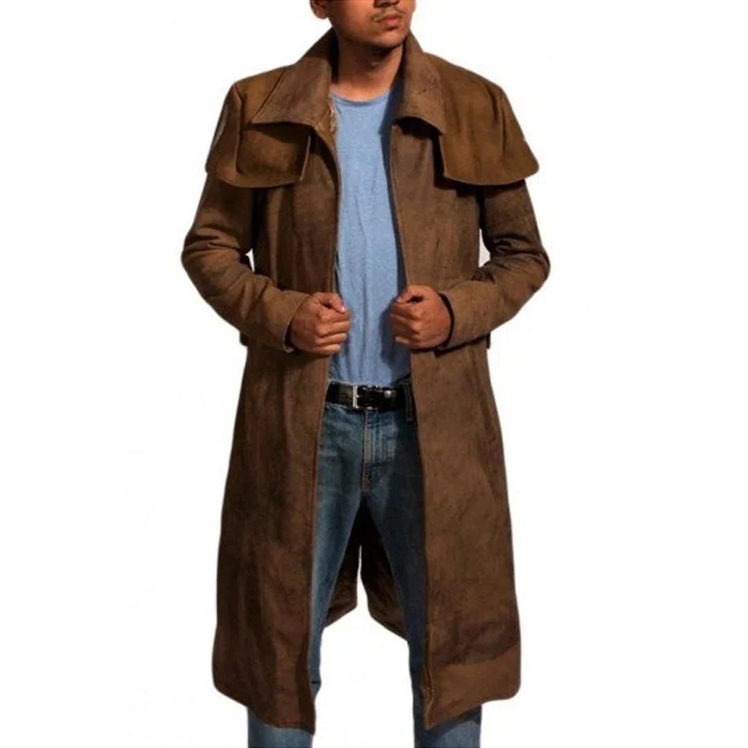 Fallout Veteran NCR Ranger A7 Duster Brown Long Trench Coat