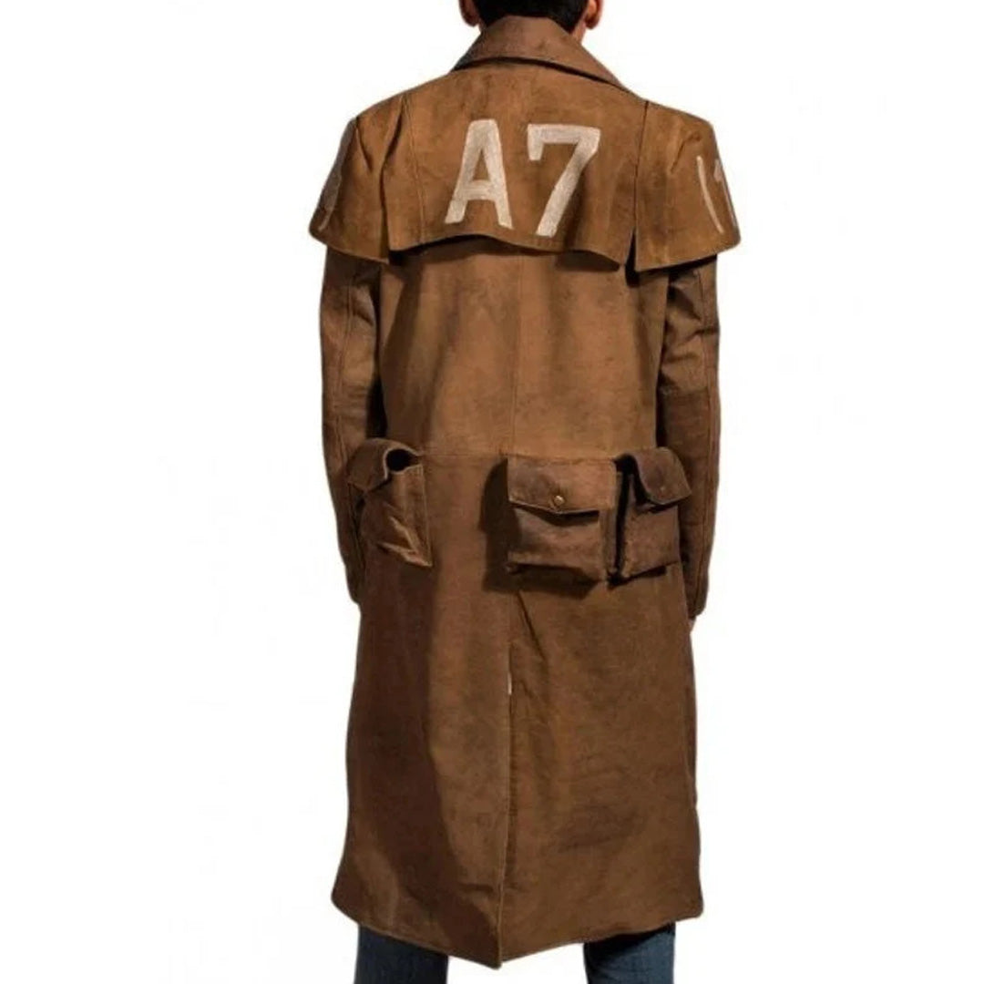 Fallout Veteran NCR Ranger A7 Duster Brown Long Trench Coat