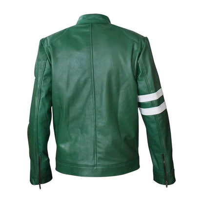 Superhero Tennyson Ben 10 Leather Men, Womens Jacket