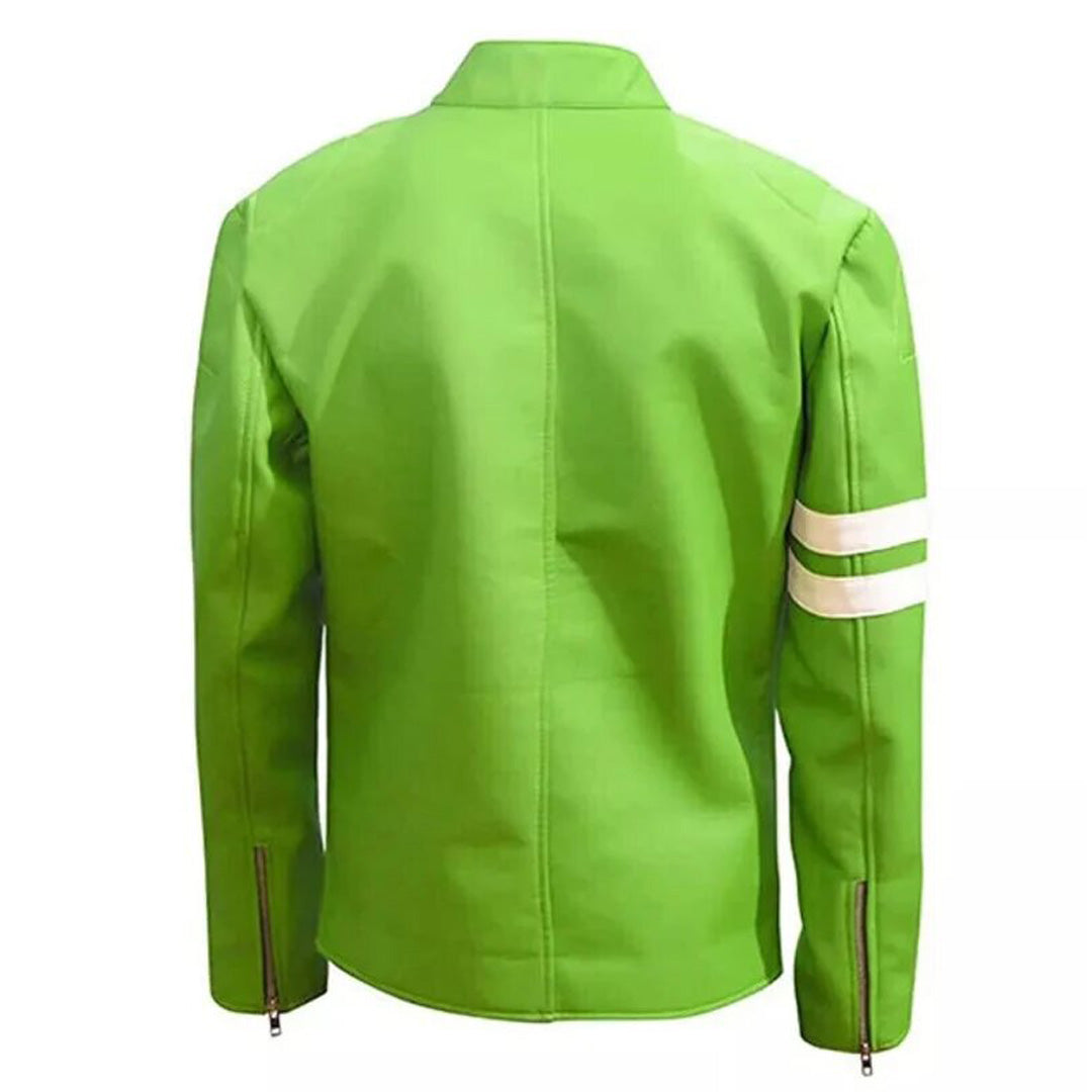 Superhero Tennyson Ben 10 Leather Men, Womens Jacket